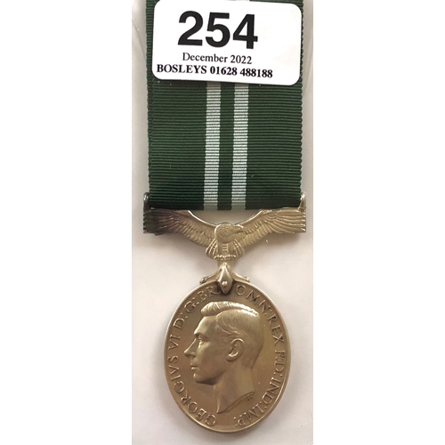 254 - RAF Auxiliary Air Force Air Efficiency Medal.  Awarded to 860360 LAC G.T. MASON A.A.F.