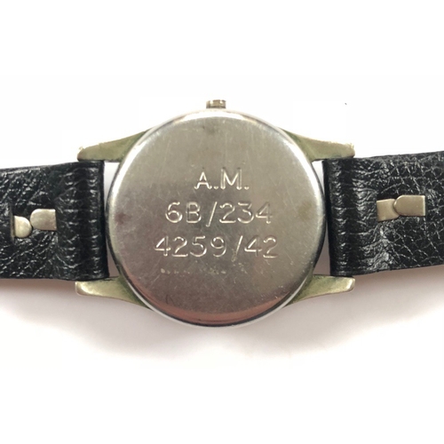 454 - RAF WW2 Period Aircrew Wristwatch 6B/234.  Two examples of the Air Ministry issue Pilots wristwatch.... 