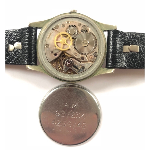 454 - RAF WW2 Period Aircrew Wristwatch 6B/234.  Two examples of the Air Ministry issue Pilots wristwatch.... 