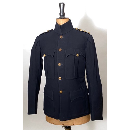 368 - Edwardian Indian Medical Service Officer Patrol Tunic. This dark blue regulation pattern is tailored... 