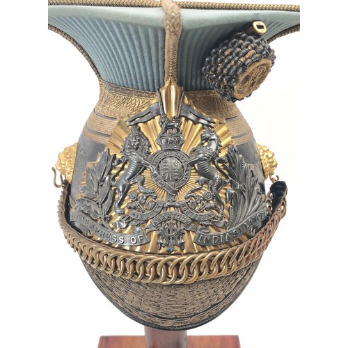 346 - 21st (Empress of India's) Lancers Victorian Attributed Officer Lance Cap circa 1899-1901. Attributed... 