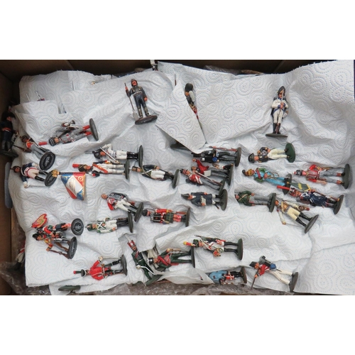 246 - Large Collection Of Del Prado Napoleonic Figures
well painted alloy figures of French and English Ca... 