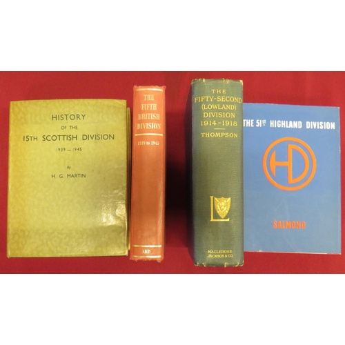 264 - Scottish Divisional Books
consisting The Fifty Second Lowland Division 1914-1918 by Thompson ... The... 