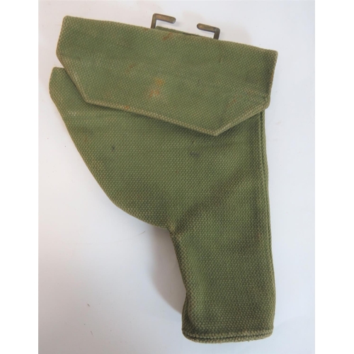 370 - Unusual Private Purchase Colt Auto Holster For The 1908 Equipment
green blancoed webbing holster to ... 