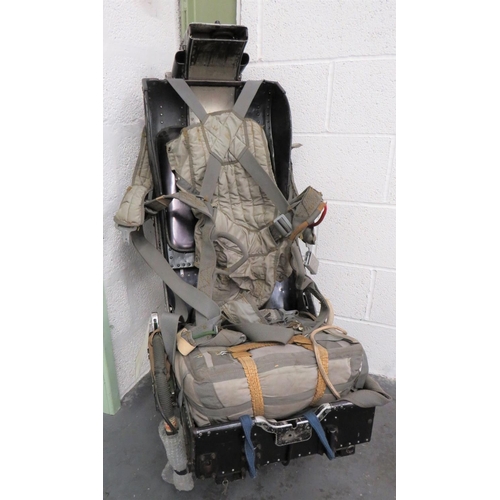 420 - 1960's Martin Baker Ejector Seat and Parachute
alloy and fibre bucket seat with high back rest and h... 