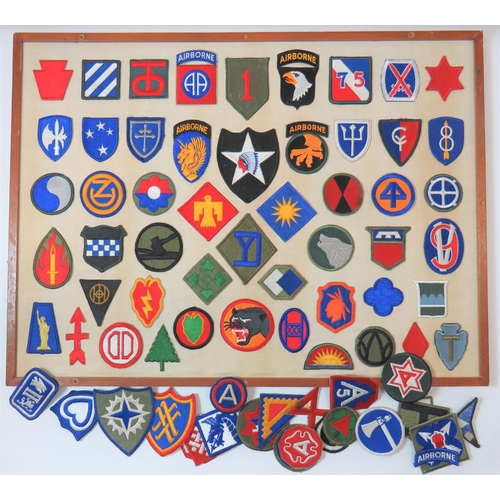 203 - American Formation Badges
including 28th Div ... 3rd Div ... 21st Div ... 32nd Div ... 6th Div ... 8... 