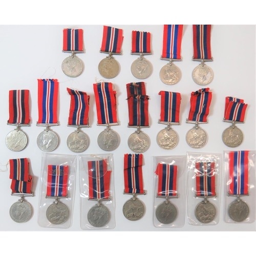 228 - Quantity of WW2 British War Medals
consisting 20 x 1939-45 War medals.  Complete with ribbons. ... 