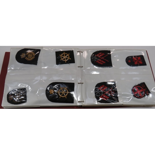 88 - Selection of Royal Navy Qualification Badges
including embroidery and bullion embroidery including S... 