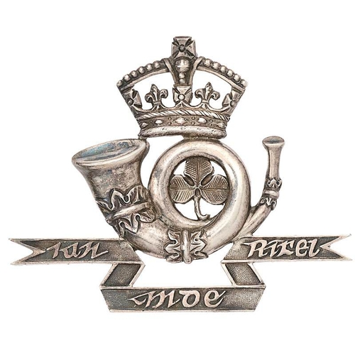 54 - Irish Westmeath Rifles Militia Victorian Officer glengarry badge circa 1874-81.  Fine very scarce un... 