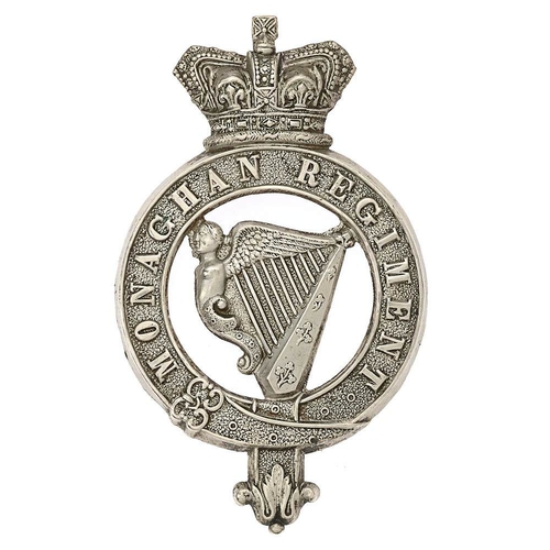57 - Irish Monaghan Regiment of Militia Victorian glengarry badge circa 1874-81.  Good very scarce die-st... 