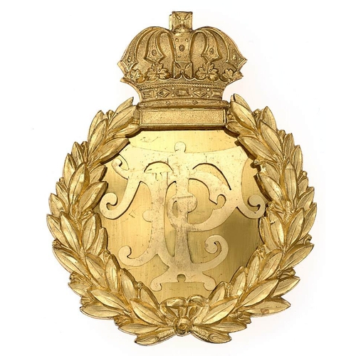 115 - Ceylon Planters Rifle Corps Victorian Officer pouch belt plate plate circa 1900.  Fine rare die-stam... 