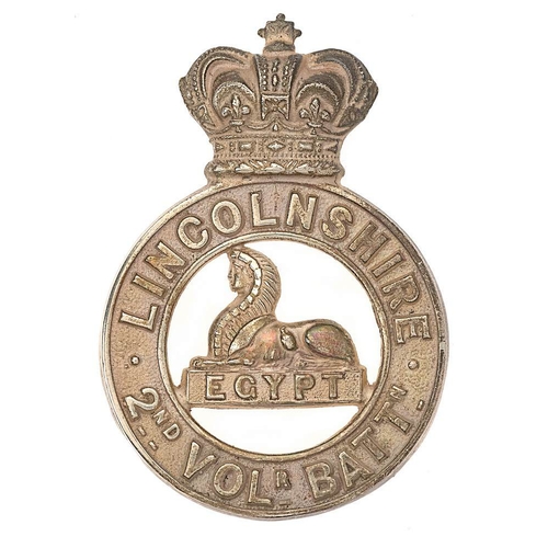 120 - 2nd (Grantham) VB Lincolnshire Regiment Victorian senior NCO glengarry circa 1883-1901.   Good scarc... 