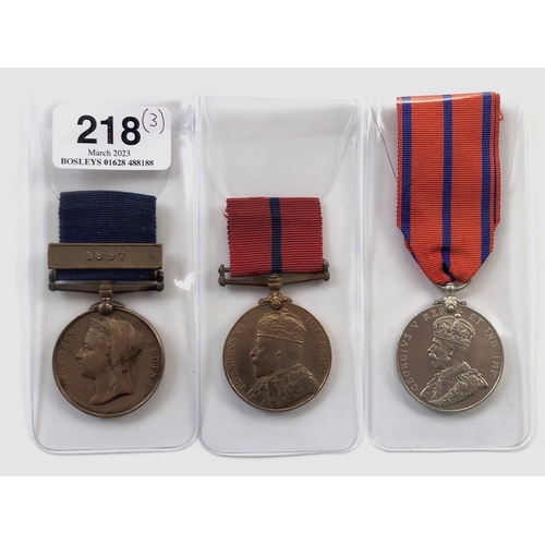 Metropolitan Police Bow Division Medal Pair plus 1911 Coronation Medal.  Awarded to PC W Savage of C (St.James) and K (Bow) Divisions. Comprising: 1887 Jubilee Medal, clasp 1897 (PC C DIVn), 1902 Coronation Medal (PC K DIV). Medals loose ... Accompanied by a Metropolitan Police 1911 Coronation Medal awarded to PC W. LEADER.        68722 PC William Savage enlisted into the Met Police 29th October 1883 and retired in 1903. His medal entitlement is complete. PC Walter Leader enlisted in February 1911 and retired in 1935. He served with R ((Greenwich) and X (Kilburn)Divisions.