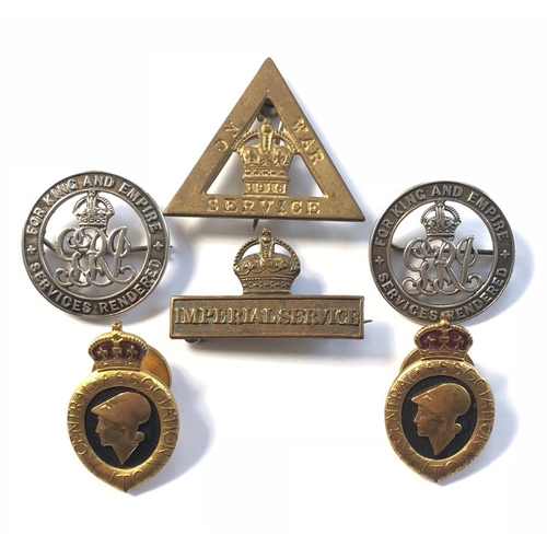 WW1 London Regiment 1st Lovat Scouts Silver War Badges plus Home Front Badges  Silver War Badge (230311) ... Similar (117505) ... Accompanied by 4 x WW1 enamel Home Front lapel badges (6 items)        Badge number 230311 was awarded to 321429 Rifleman Charles Chivers 6th Bn London Regiment Wounded.  Badge 117505 was awarded to 2906 Private Edward Severn 1st Lovat Scouts Sickness