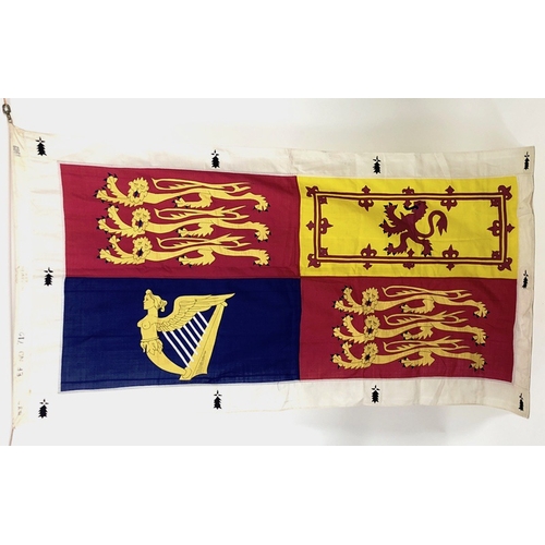 255 - British Royal Standard Flag of Other Members of the Royal Family. A rare similar original official m... 