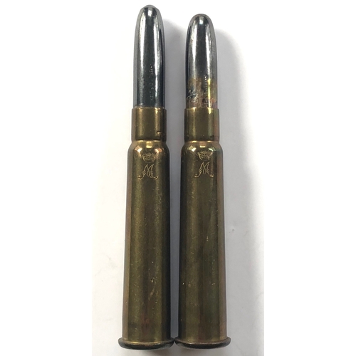 259 - 2 x WW1 1914 Princess Mary Christmas Bullet Pencils  Two very good examples of the Bullet Pencil, wi... 