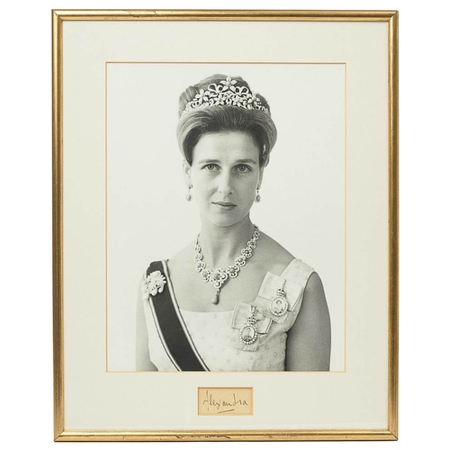 269 - Princess Alexandra, The Honourable Lady Ogilvy Signed Photograph. An official black and white photog... 