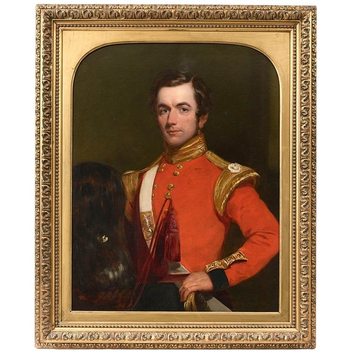 277 - Victorian Portrait of an Officer of the 21st (Royal North British Fusiliers) Attributed to Stephen P... 