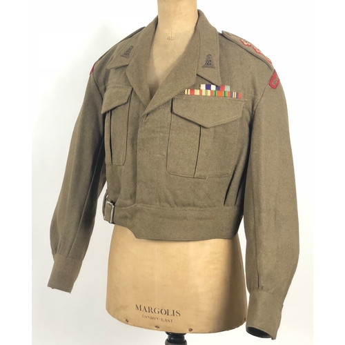 297 - WW2 Royal Pioneer Corps Military Cross Winners Battledress Blouse Uniform Tunic.  This example with ... 