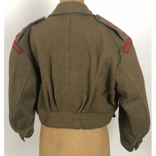 297 - WW2 Royal Pioneer Corps Military Cross Winners Battledress Blouse Uniform Tunic.  This example with ... 