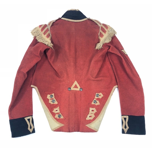 301 - Napoleonic War Period Irish Glendermot Infantry Volunteers Sergeant Coatee.  An extremely rare and i... 