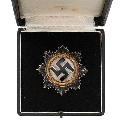 317 - German Third Reich WW2 cased War Order of the German Cross in gold by C.F. Zimmermann, Pforzheim.  A... 