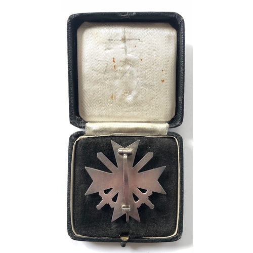 347 - German Third Reich cased 1939 War Merit Cross 1st Class with swords by Kerbach & Osterhelt, Dresden.... 