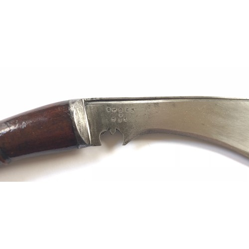 478 - WW1 8th Gurkha Rifles Military Issue Kukri  A good example with single edged blade of typical form. ... 