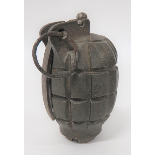 151 - WW2 British Inert No 36 Mills Grenade
cast iron fragmentation body marked 