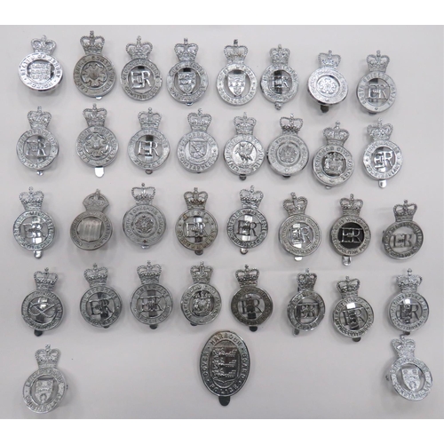 24 - 35 Post 1953 Police Constabulary Cap Badges
plated QC examples include Cambridgeshire Constabulary .... 