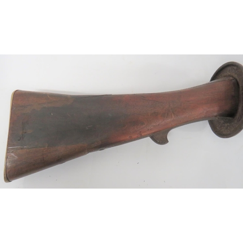 383 - Scarce Late 19th Century Bayonet Practice Rifle
28 inch barrel with front steel rod plunger (seized)... 