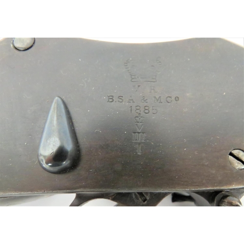 386 - Obsolete Calibre 1885 Dated Martini Henry MKIII Rifle
32 1/2 inch, .577/450 rifled barrel.  The fron... 