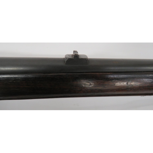 386 - Obsolete Calibre 1885 Dated Martini Henry MKIII Rifle
32 1/2 inch, .577/450 rifled barrel.  The fron... 