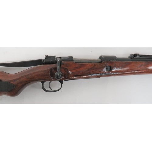 389 - Deactivated WW2 German Contract Bruno VZ24 K98 Rifle
7.92 mm, 23 3/4 inch, blued barrel.  Front blad... 