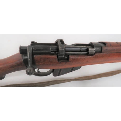 395 - Deactivated Commonwealth SMLE MKIII* Rifle
.303, 25 inch barrel.  Top mounted leaf sight.  Body with... 