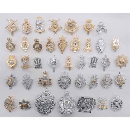 9 - 40 Anodised Cap Badges
including QC 9/12 Lancers ... QC Leicestershire & Derbyshire Yeomanry ...... 
