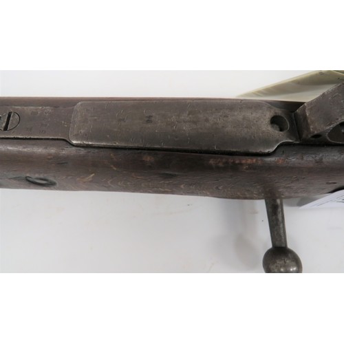 397 - Deactivated WW1 German G98 Mauser Rifle
7.92 mm, 29 1/2 inch barrel.  Front blade sight and rear ram... 