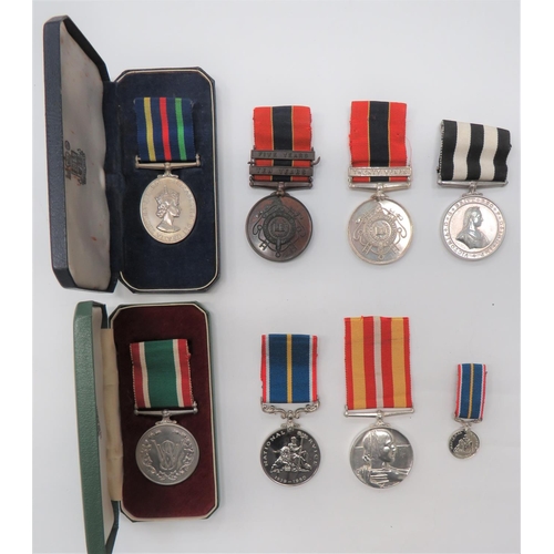 100 - 7 x Various Civilian Medals
consisting National Fire Brigade with 20 year bar named 