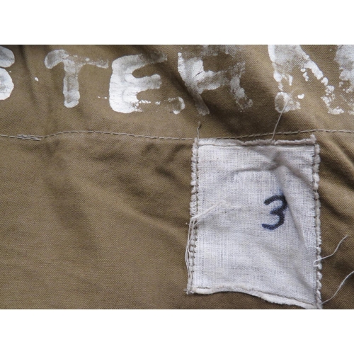 282 - Scarce WW2 Tan Windproof Smock And Trousers
khaki cotton, pull over smock with hood.  No pocket... 