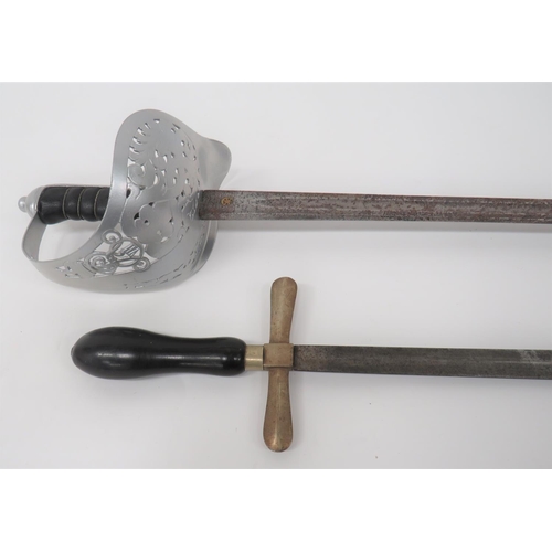 453 - 1897 Pattern Infantry Officer's Sword
32 1/2 inch, dumbell blade with central fuller.  Traces of etc... 