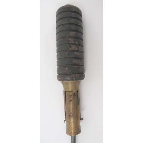 172 - Inert British No 24 MKI Rifle Grenade
cast steel tubular body with circumferential grooves.  Br... 