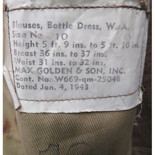 267 - Polish Badged WW2 Battledress Jacket
lease lend, khaki green woollen , short battledress jacket. &nb... 