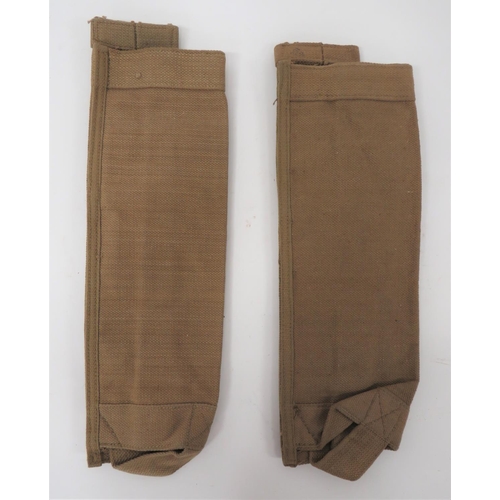 352 - Two Scarce Belt Pouches Worn 3 Inch Mortar Ammunition Crew
webbing, open top, rectangular pouches.  ... 