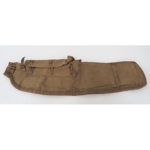 358 - Scarce 1941 Dated Bren Gun Valise
khaki webbing, long bag.  Top half with opening secured by ta... 