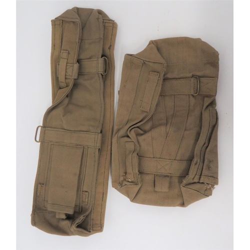 364 - Scarce Airborne Pattern 2 Inch Mortar Leg Bag
khaki webbing envelope bag with loop and tab fixing. &... 