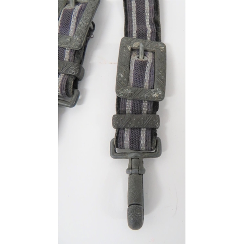 390 - German Third Reich Luftwaffe Dagger Hanging Straps
alloy line, grey braid faced, black velvet straps... 