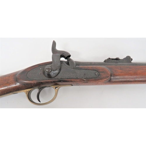 446 - 1853 First Pattern Enfield Contract Three Band Percussion Rifle By Windsor
.577, 39 inch barrel.  Fr... 