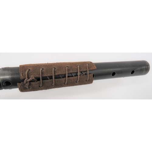 453 - Deactivated MKII Silenced Sten Gun
blackened silencer complete with canvas heat wrap.  Blackene... 