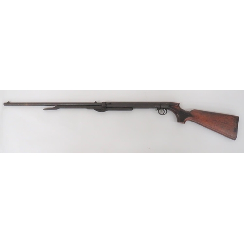 459 - Pre War BSA Underlever Air Rifle
.22, 19 inch, fixed barrel with front blade sight.  Lower load... 