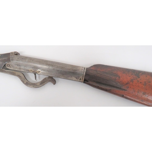 463 - Early German Made Gem Air Rifle
.177, 18 3/4 inch, part octagonal with large breech hinged barrel. &... 